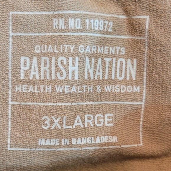 Parish Nation Cotton Short Sleeve Hoodie Number 1199.72 - Picture 9 of 16